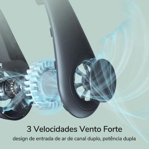 Mini Ventilador de Pescoço + FRETE GRÁTIS