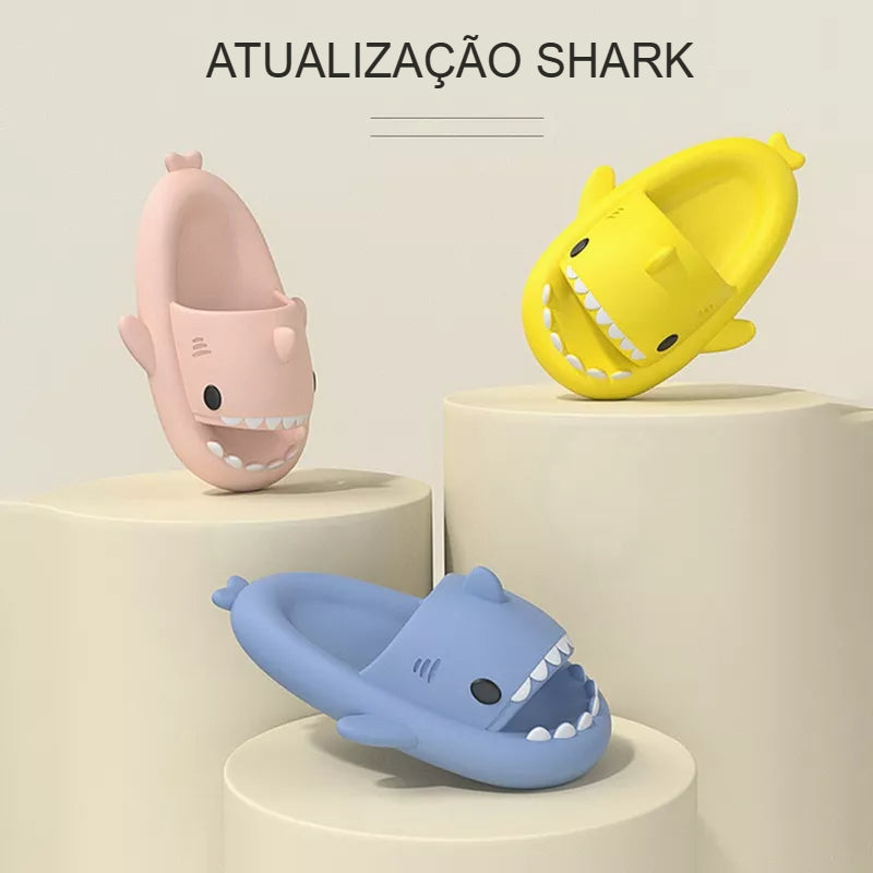 Chinelo Confort Nuvem de Tubarão – Antiderrapante e Super Macio