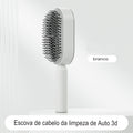 Escova de Cabelo com Auto Limpeza - Toque Puro + FRETE GRÁTIS