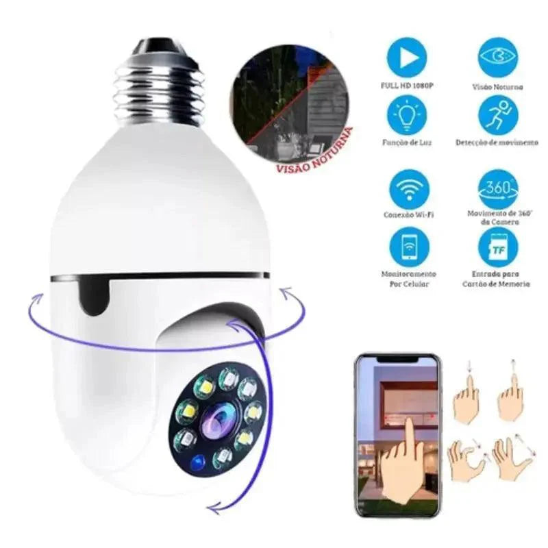 Câmera de Segurança WI-FI 360° + FRETE GRÁTIS