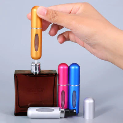 Frasco Porta-Perfume Compacto – Prático, Pequeno e Ideal para Levar na Bolsa
