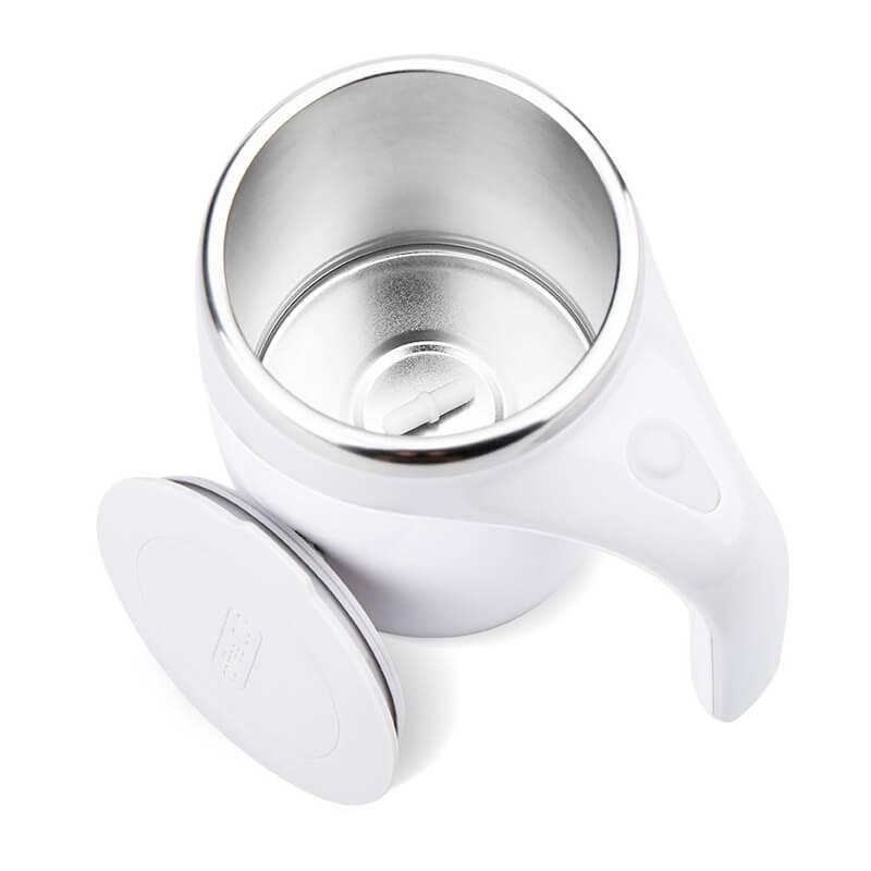 Caneca Mixer Magnética em Inox - Misturador Automático Pilha Recarregável