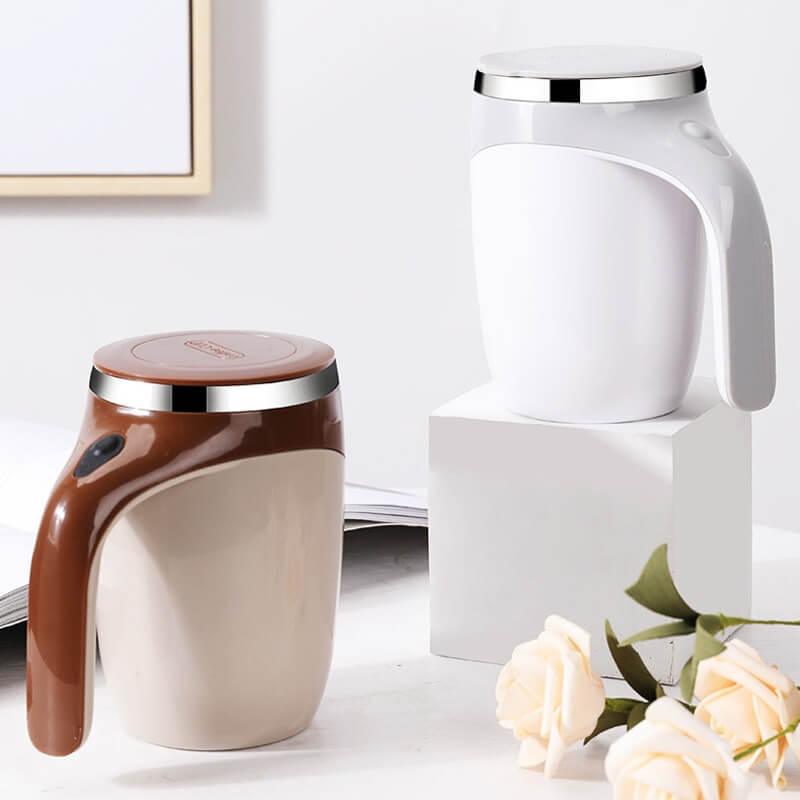 Caneca Mixer Magnética em Inox - Misturador Automático Pilha Recarregável