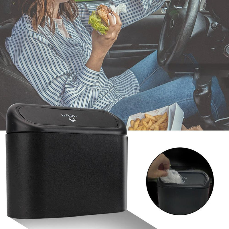 Mini Lata de Lixo de Carro (COMPRE 1 LEVE 2) + FRETE GRÁTIS - APENAS HOJE