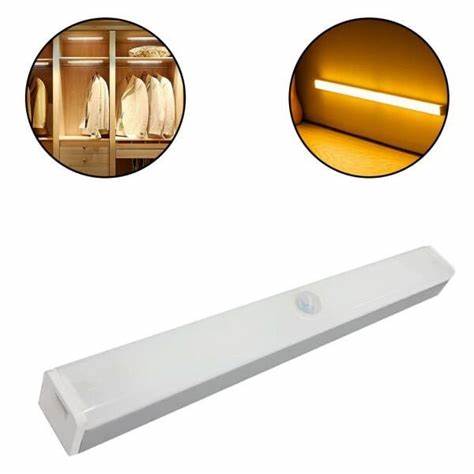 Luminária LED Barra – USB Recarregável com Sensor de Proximidade + Suporte
