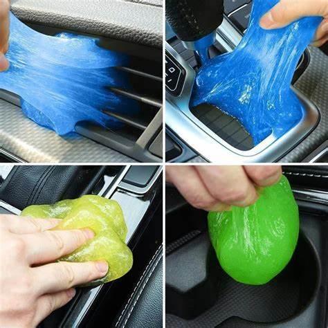 Slime de Limpeza 70g – Limpa Carro, Teclado e Superfícies Difíceis