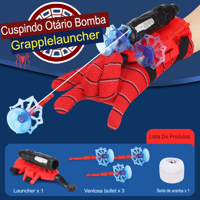 Luva Solta Teia do Homem-Aranha Para Crianças