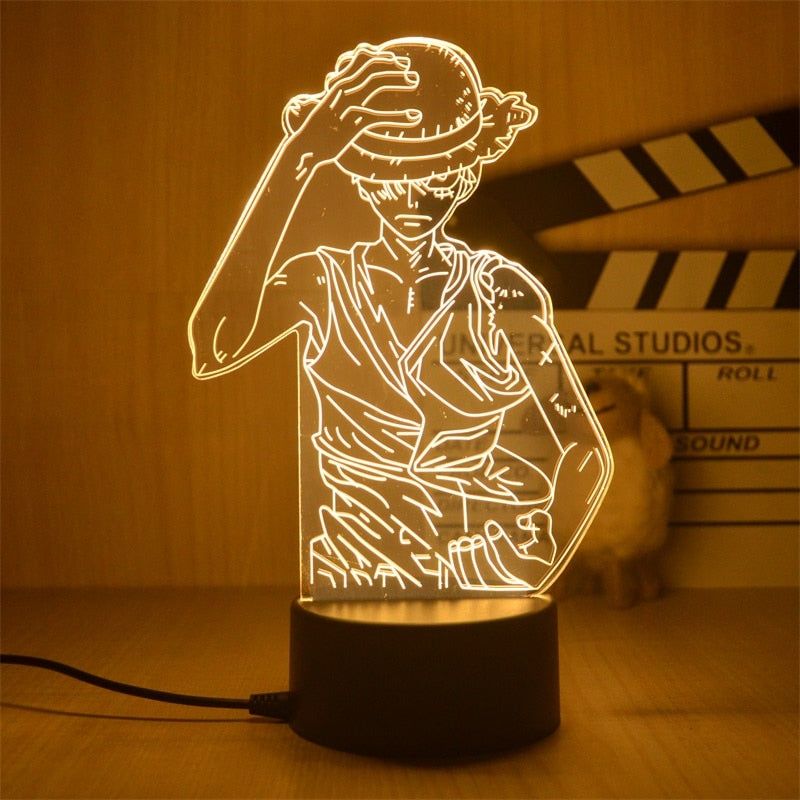 Luminária do Luffy (One Piece) 50% DE DESCONTO + FRETE GRÁTIS