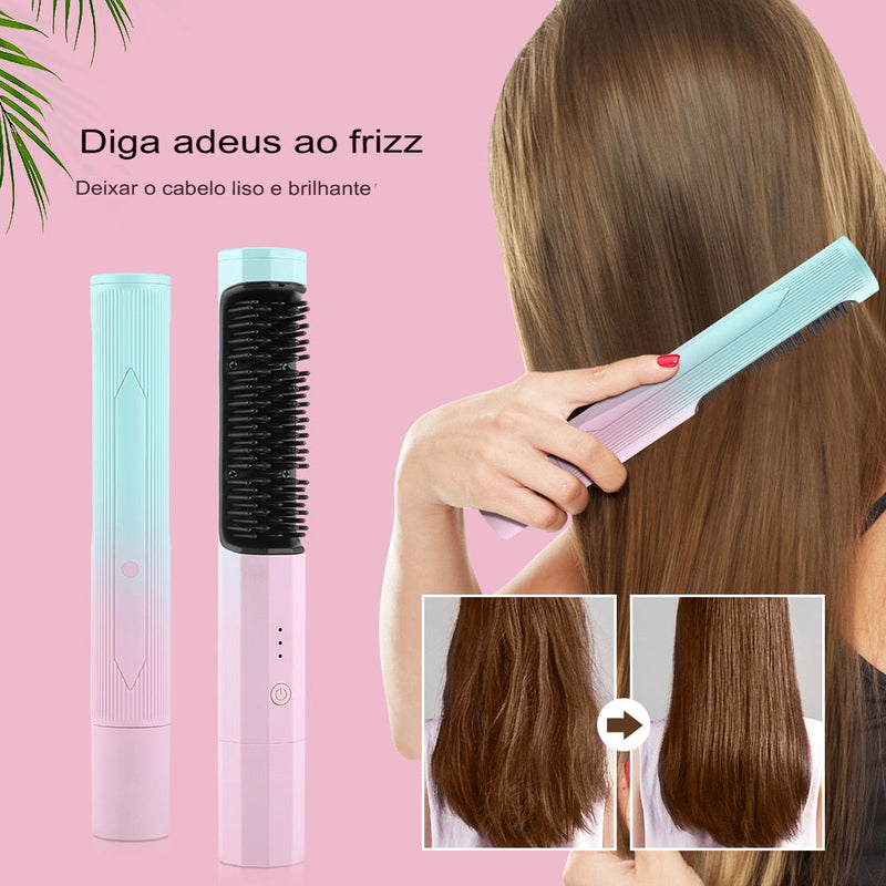 Chapinha Sem Fio – Praticidade e Fios Lisos Onde Você Estiver!
