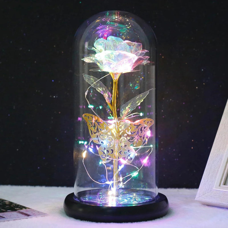 Rosa Eterna De Cristal