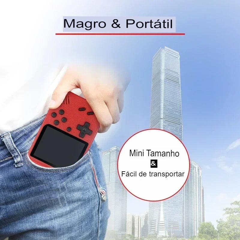 Mini Console De Videogame Portátil Embutido 400 Jogos + FRETE GRÁTIS + BRINDE DO CONTROLE