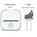 Impressora de Bolso Bluetooth – Compacta e Portátil + Brinde de Rolo Adesivo