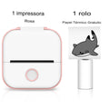 Impressora de Bolso Bluetooth – Compacta e Portátil + Brinde de Rolo Adesivo