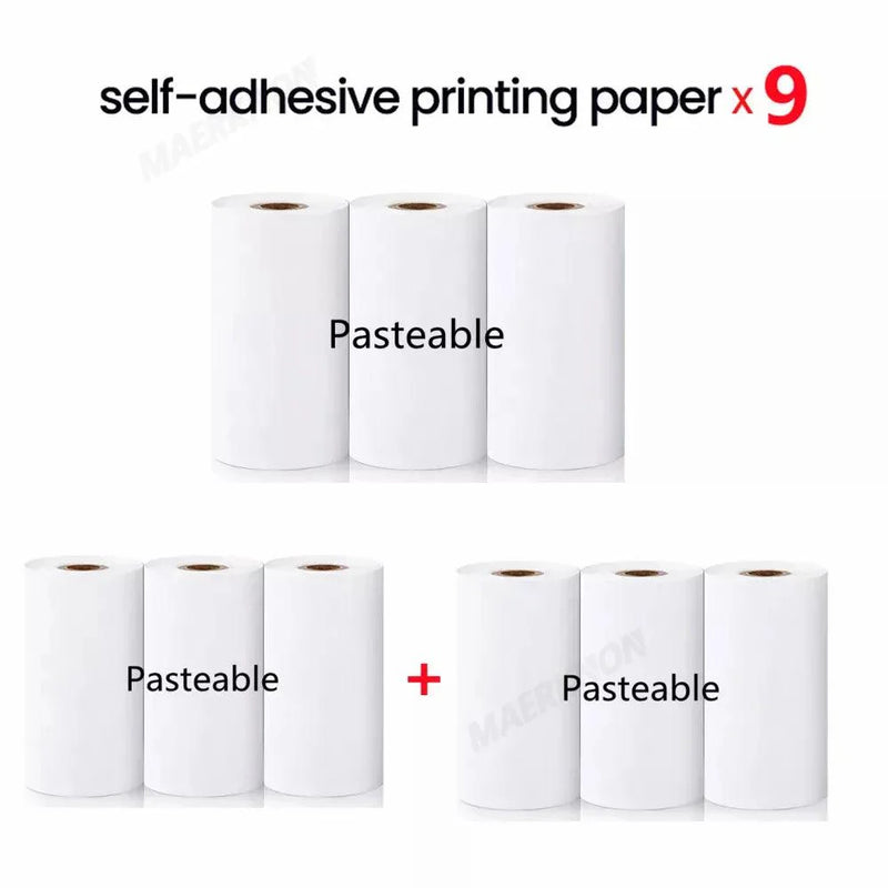 Rolos de Papeis Adesivos Para Mini Impressoras + FRETE GRÁTIS