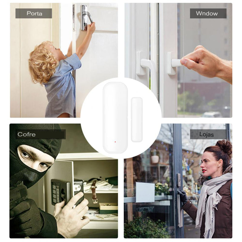 Sensor Inteligente Magnético Monitoramento por Movimento com Conexão Wi-Fi