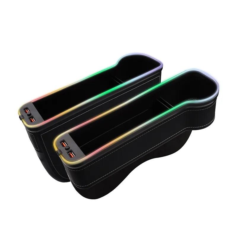 Suporte Organizador Para Carro Com Carregador USB