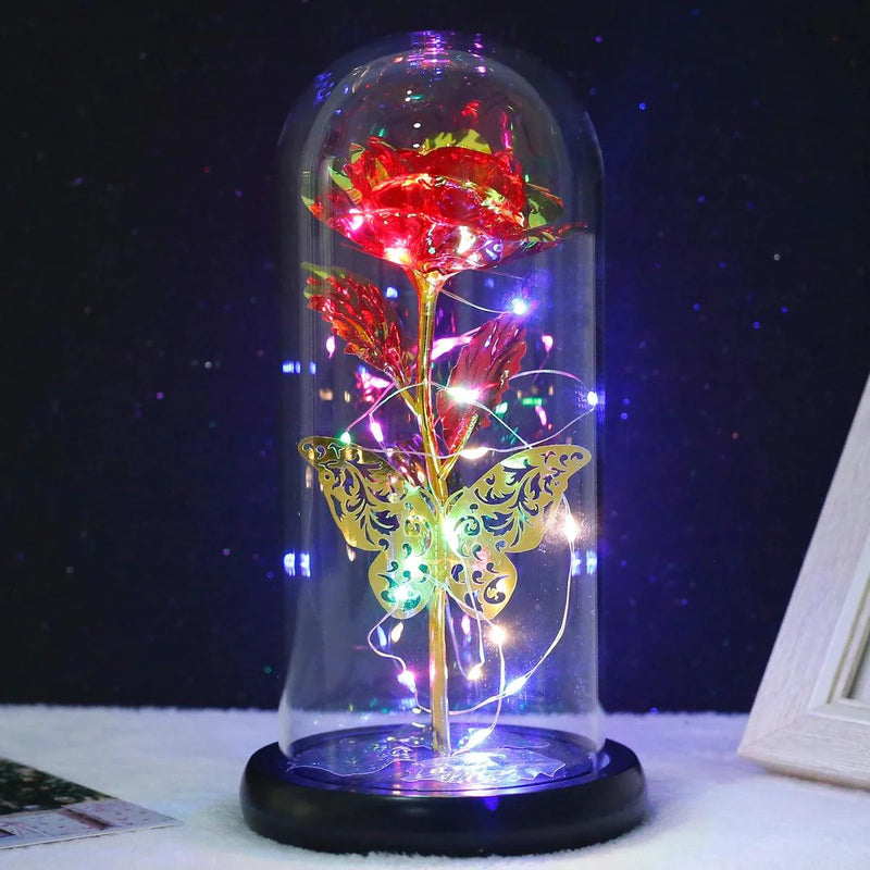 Rosa Eterna De Cristal