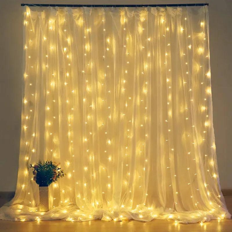 Luzes LED De Cortina + FRETE GRÁTIS