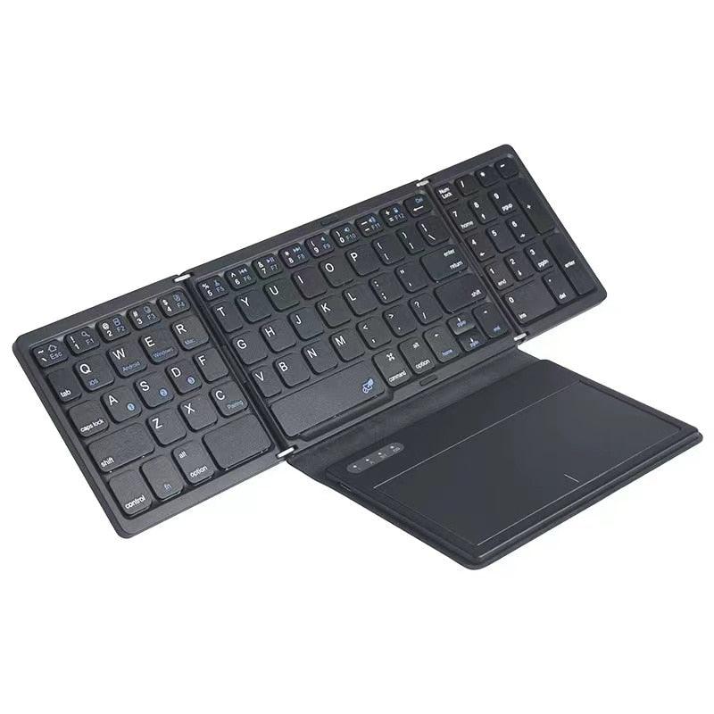 Teclado dobrável portátil sem fio Bluetooth + FRETE GRÁTIS + DESCONTO EXCLUSIVO