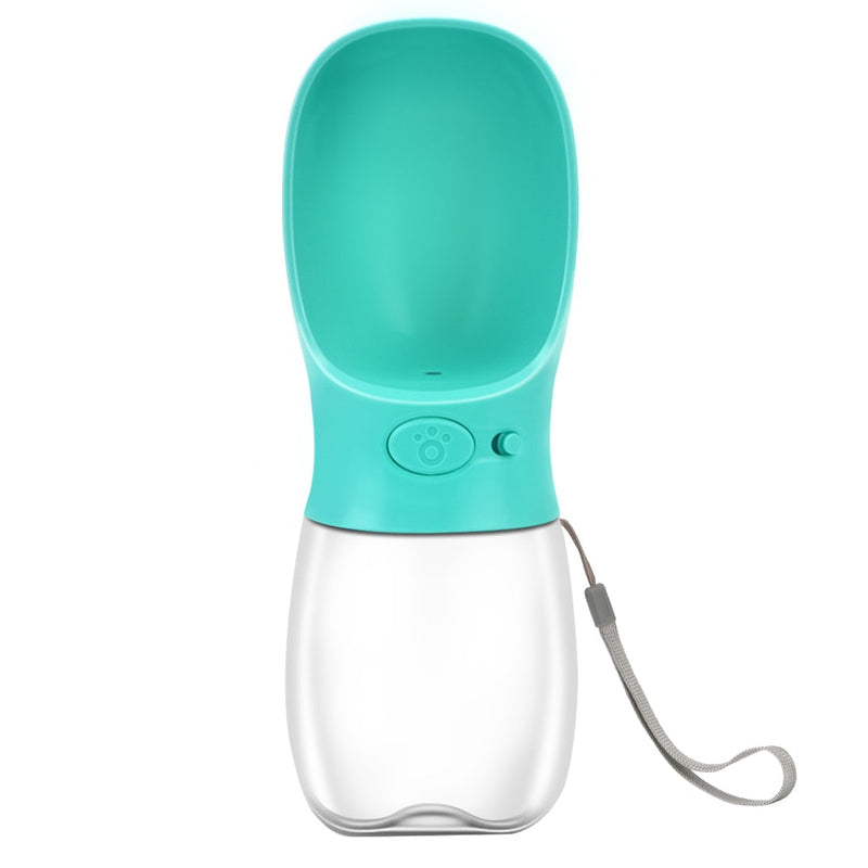 Garrafa de Água Portátil para Pets – Com Dispenser de Ração Integrado