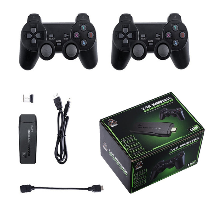 Vídeo Game Stick Retrô 4K HD +10.000 Jogos