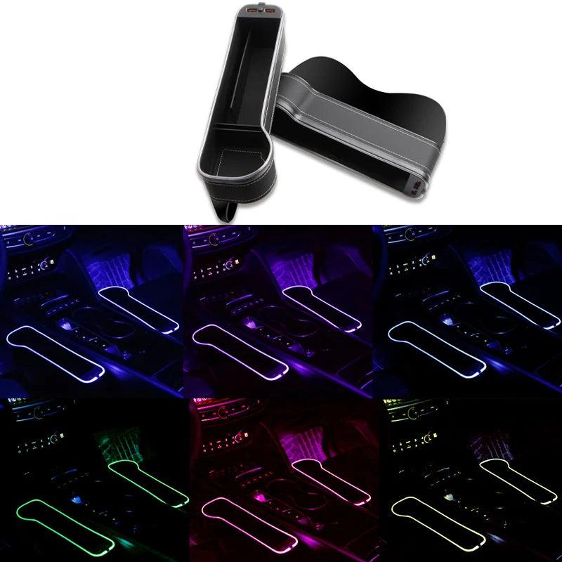 Suporte Organizador Para Carro Com Carregador USB