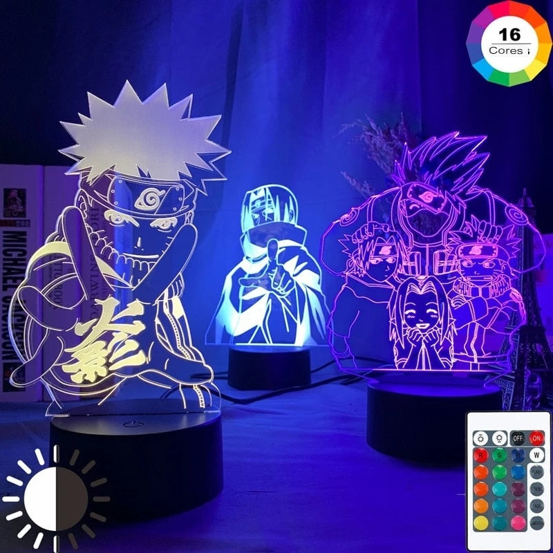 Ilumine seu Caminho Ninja com a Luminária do Anime Naruto - Desconto Especial de 50% Hoje! + FRETE GRÁTIS