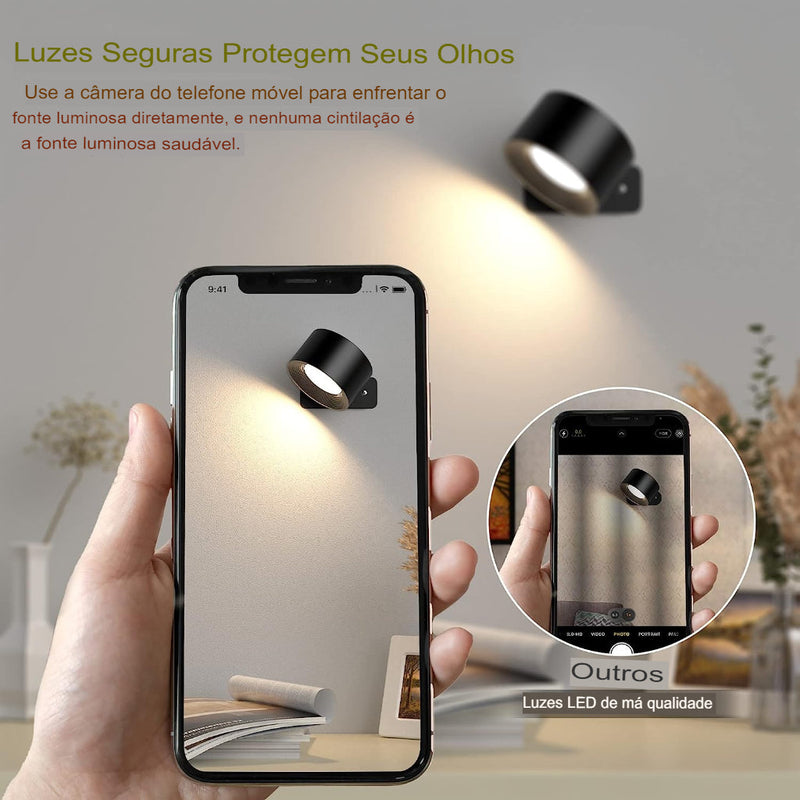 Luminária De Parede sem fio + FRETE GRÁTIS
