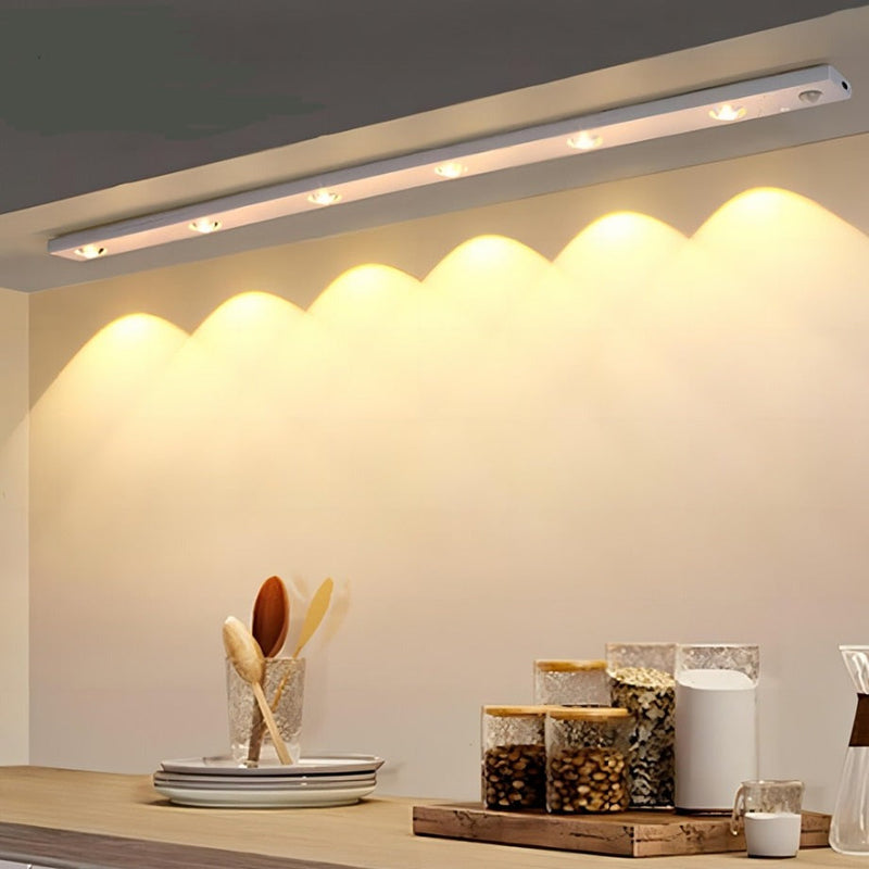Luminária LED Barra – USB Recarregável com Sensor de Proximidade + Suporte