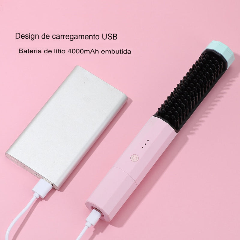 Chapinha Sem Fio – Praticidade e Fios Lisos Onde Você Estiver!