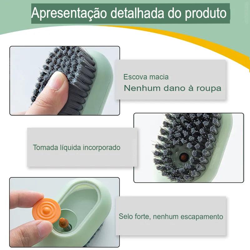 Escova De Limpeza Multifuncional De Sapato (COMPRE 1 LEVE 4) + FRETE GRÁTIS