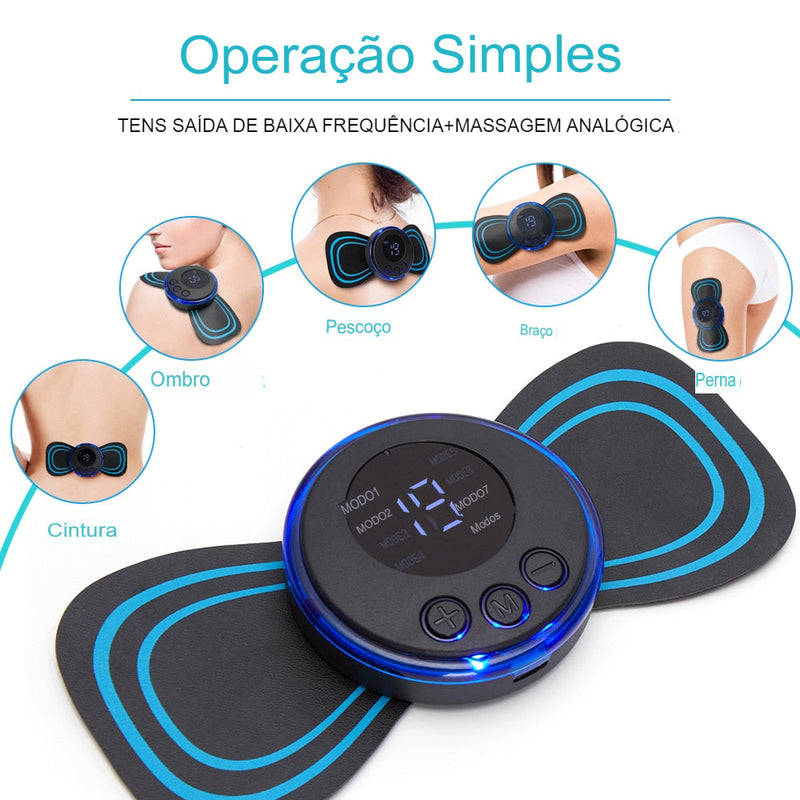 Mini Massageador Elétrico (COMPRE 1 LEVE 3) + FRETE GRÁTIS