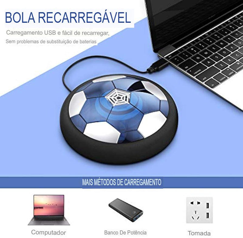 Bola de Futebol Flutuante com Luz LED + FRETE GRÁTIS