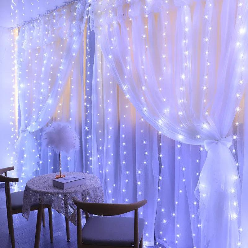 Luzes LED De Cortina + FRETE GRÁTIS
