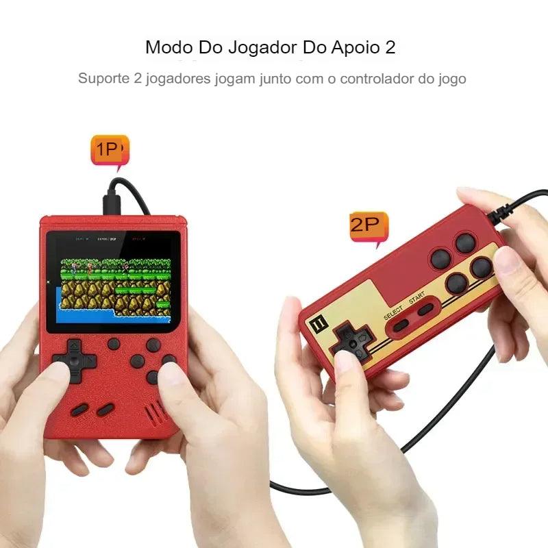 Mini Console De Videogame Portátil Embutido 400 Jogos + FRETE GRÁTIS + BRINDE DO CONTROLE