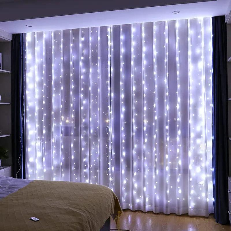 Luzes LED De Cortina + FRETE GRÁTIS