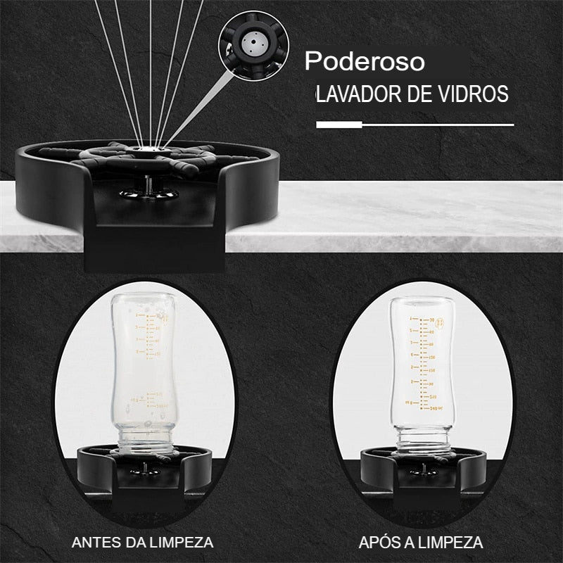 Lavadora de Copos Limpeza Prática e Eficiente com Jato de Água