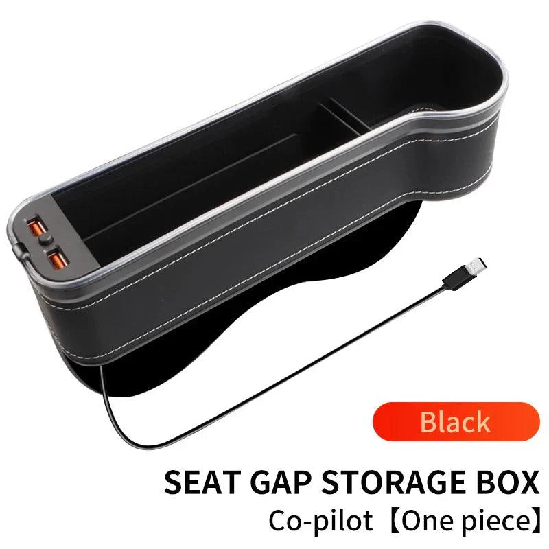 Suporte Organizador Para Carro Com Carregador USB