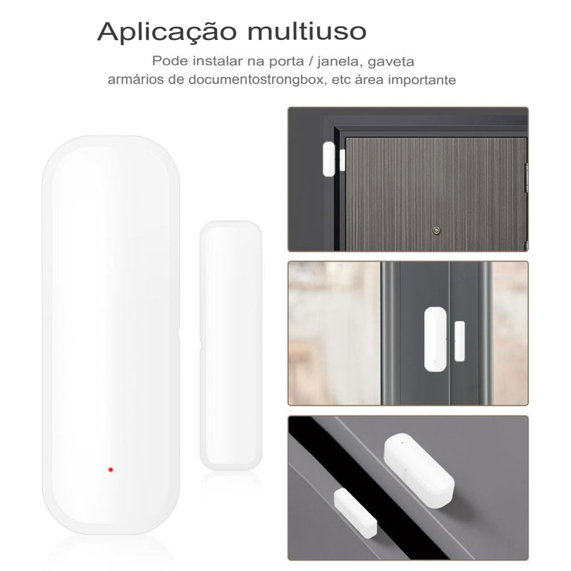 Sensor Inteligente Magnético Monitoramento por Movimento com Conexão Wi-Fi