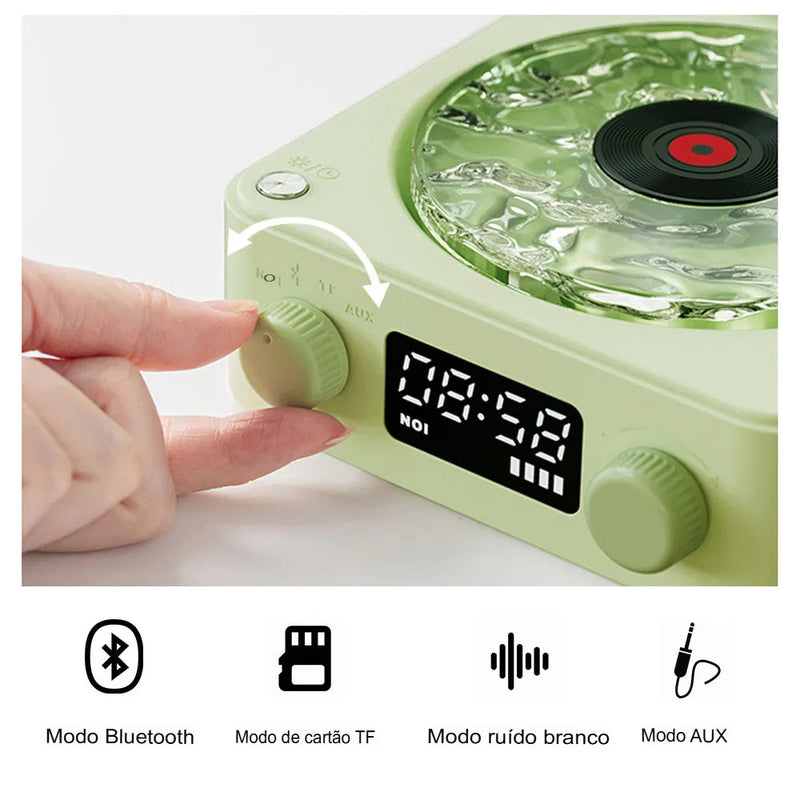 Mini Disco Retrô (Alto Falante) + FRETE GRÁTIS