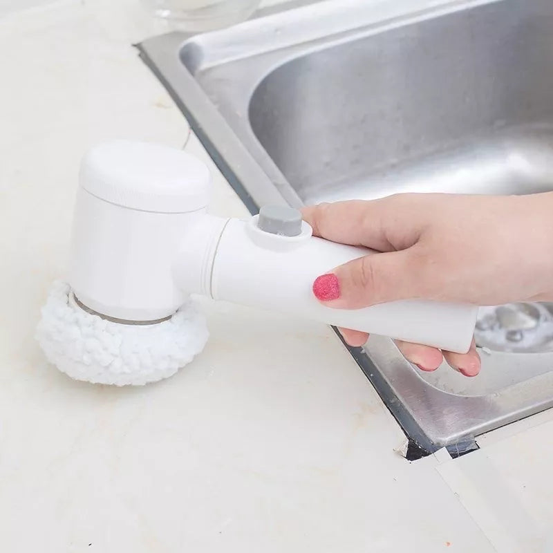 Escova Elétrica Giratória de Limpeza – Eficaz para Louças Fogão e Mais